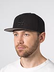 Бейсболка 47 BRAND арт. B-NSHOT12WBP-BKBK Los Angeles Dodgers MLB (черный / черный)
